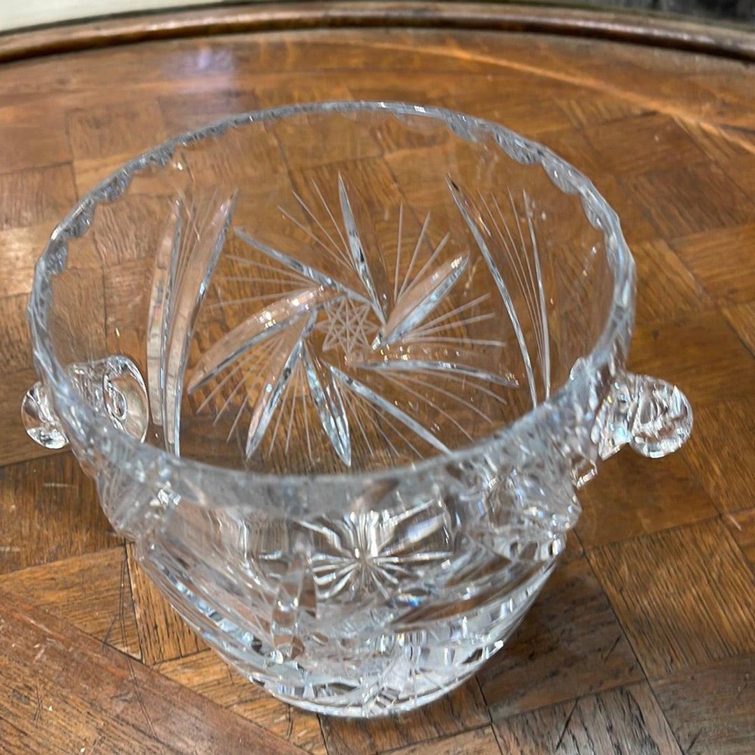 Cut Glass Ice Bucket