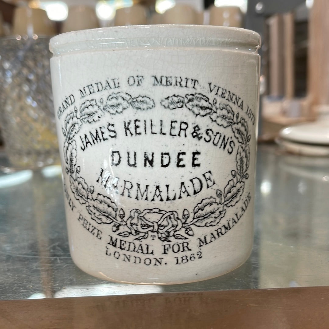 Small Keiller Dundee Advertising Crock