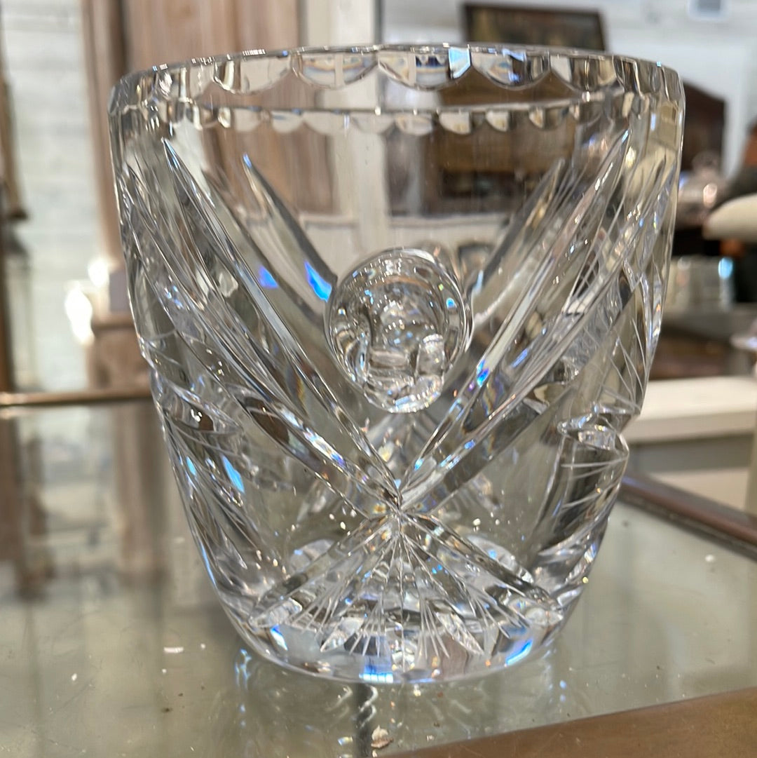 Cut Glass Ice Bucket