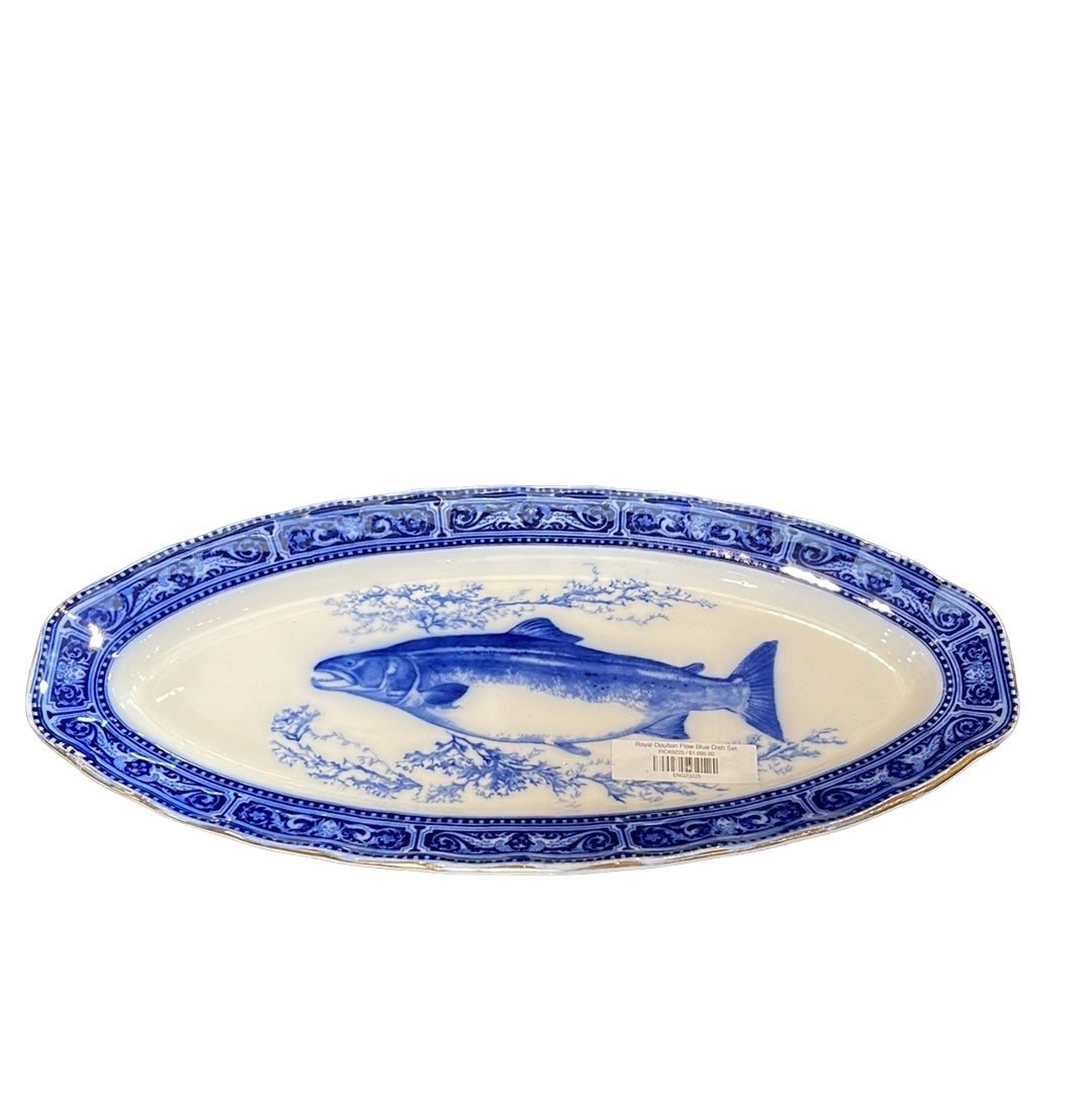 Royal Doulton Flow Blue Dish Set