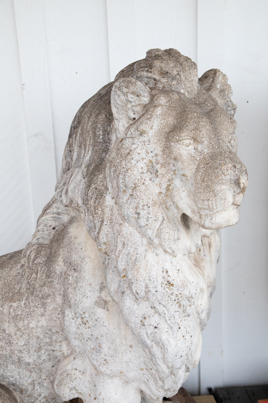 Large Concrete Lion