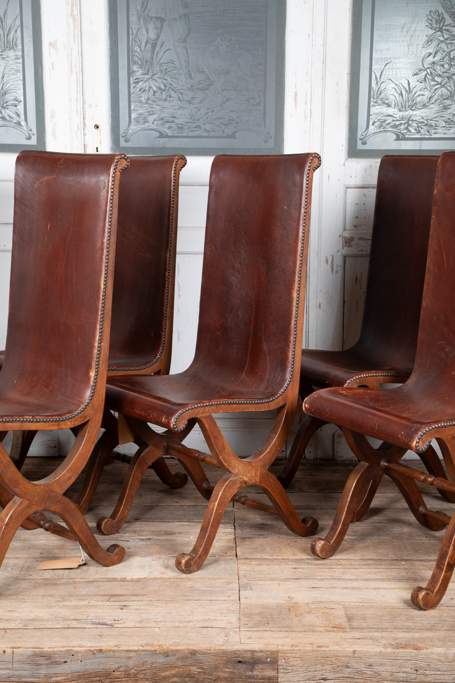 Pierre Lottier Chairs Set of 8  Circa 1930