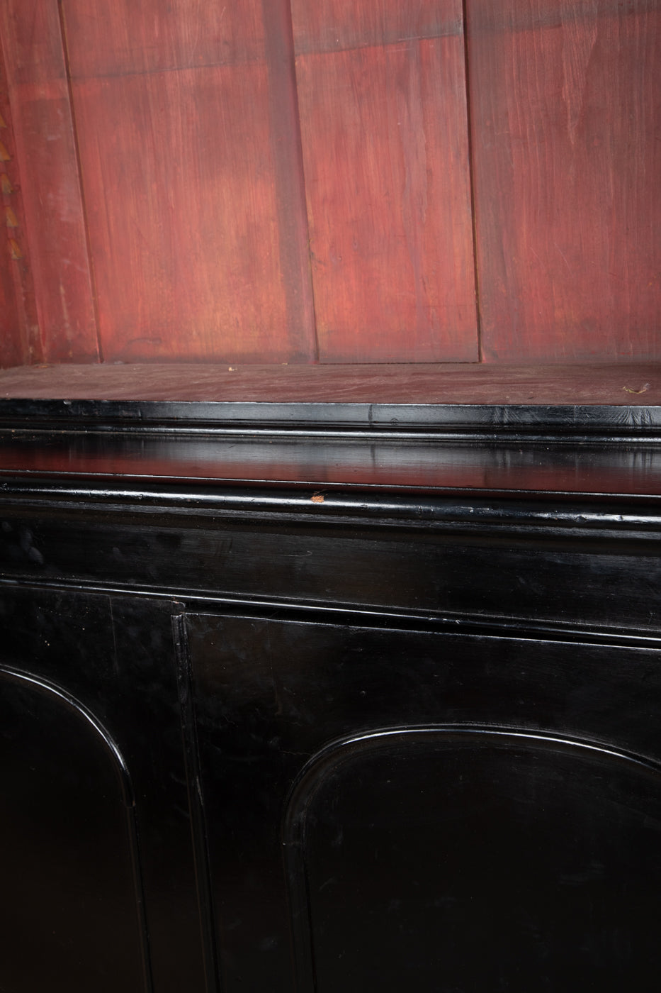 Victorian Ebonized Glazed Bookcase