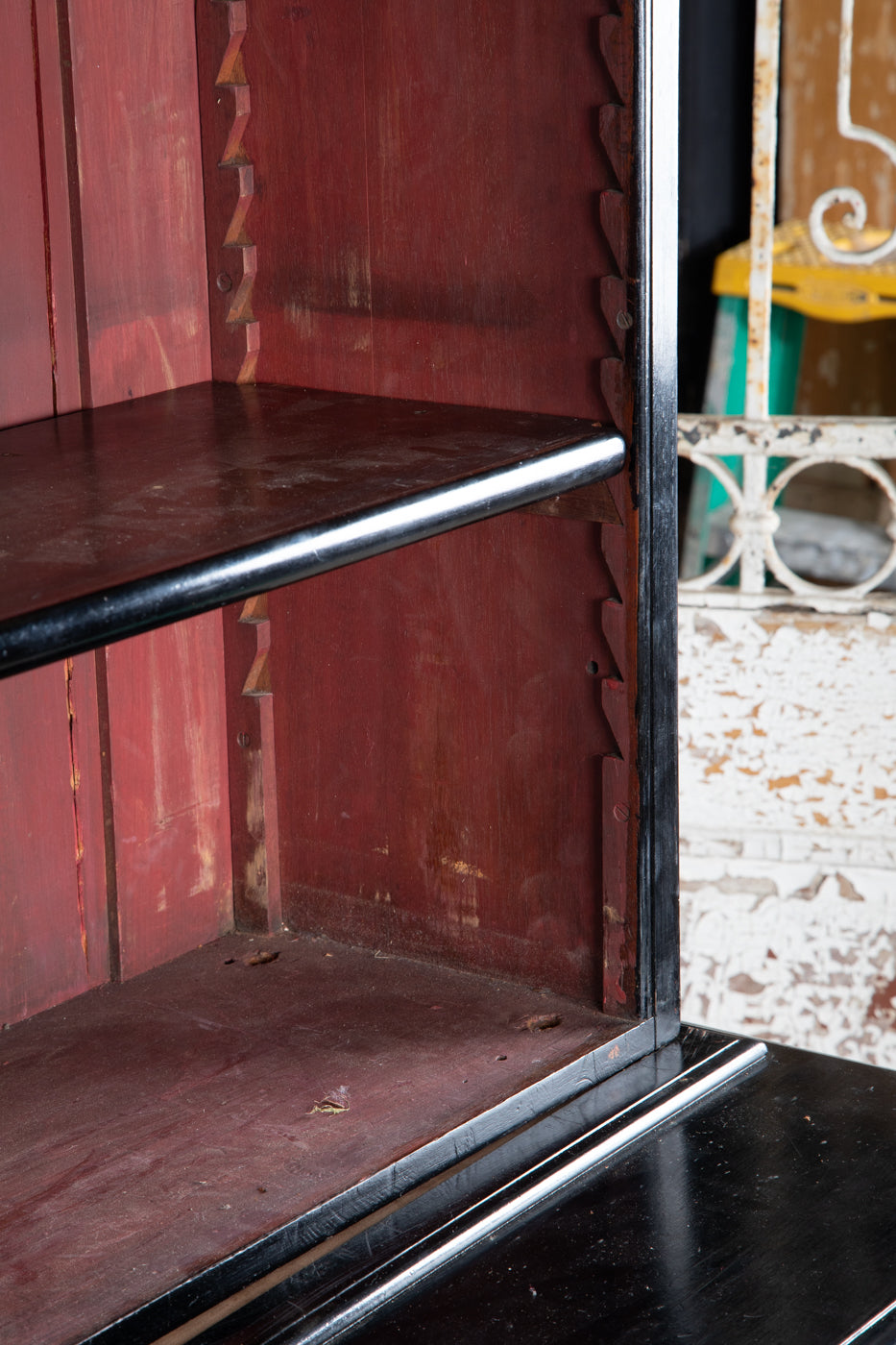 Victorian Ebonized Glazed Bookcase