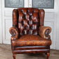 Leather Library Chair