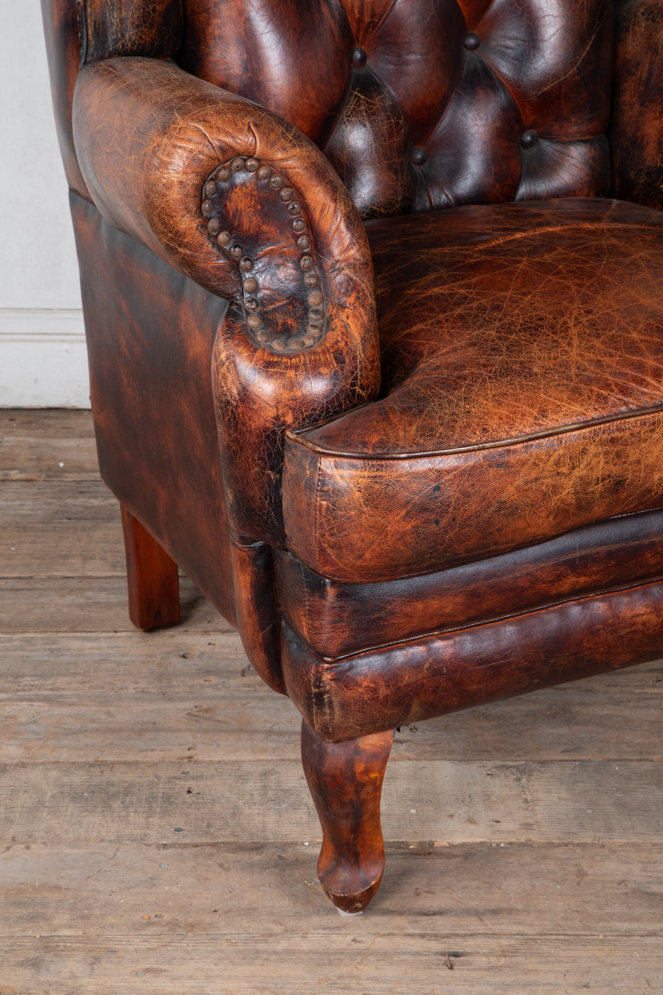 Leather Library Chair