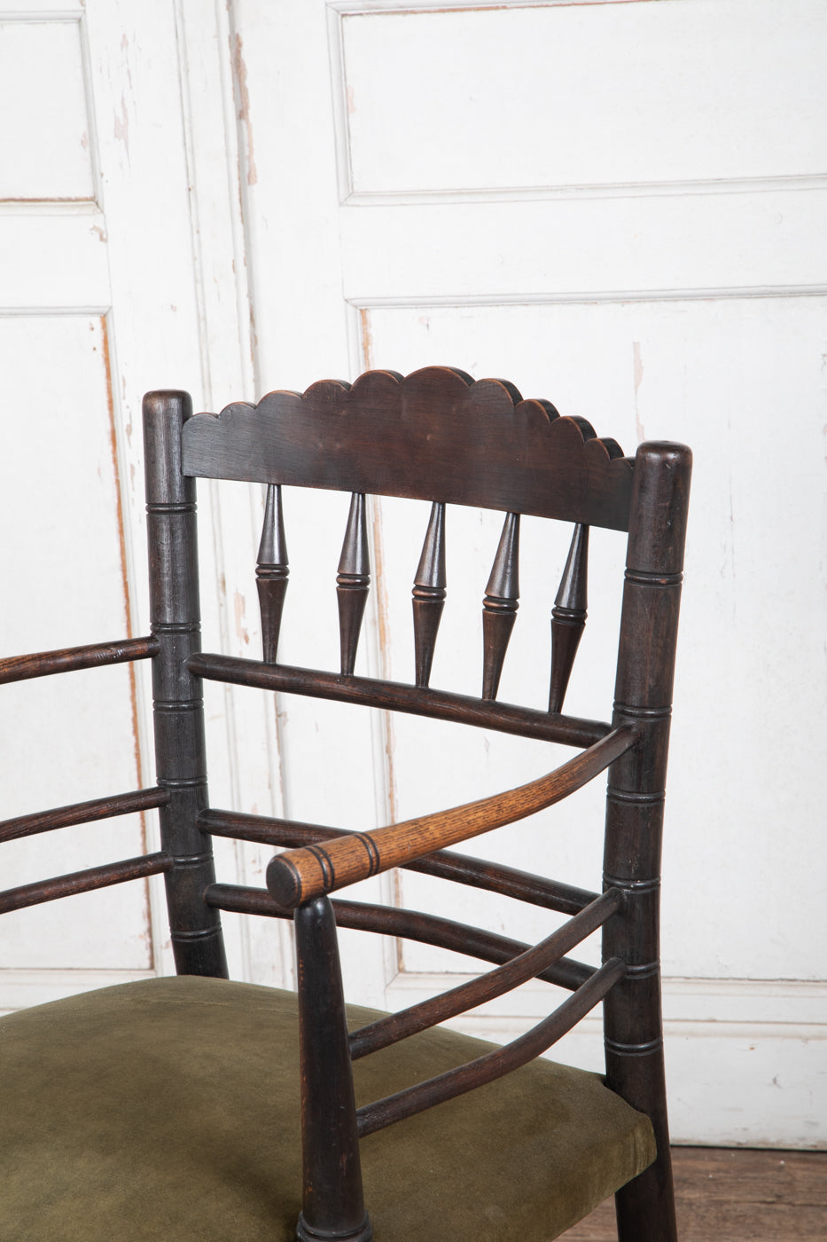 Liberty Ebonised Oak Elbow Chair