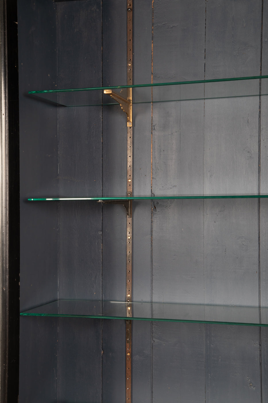 Ebonised Display Shop Cabinet