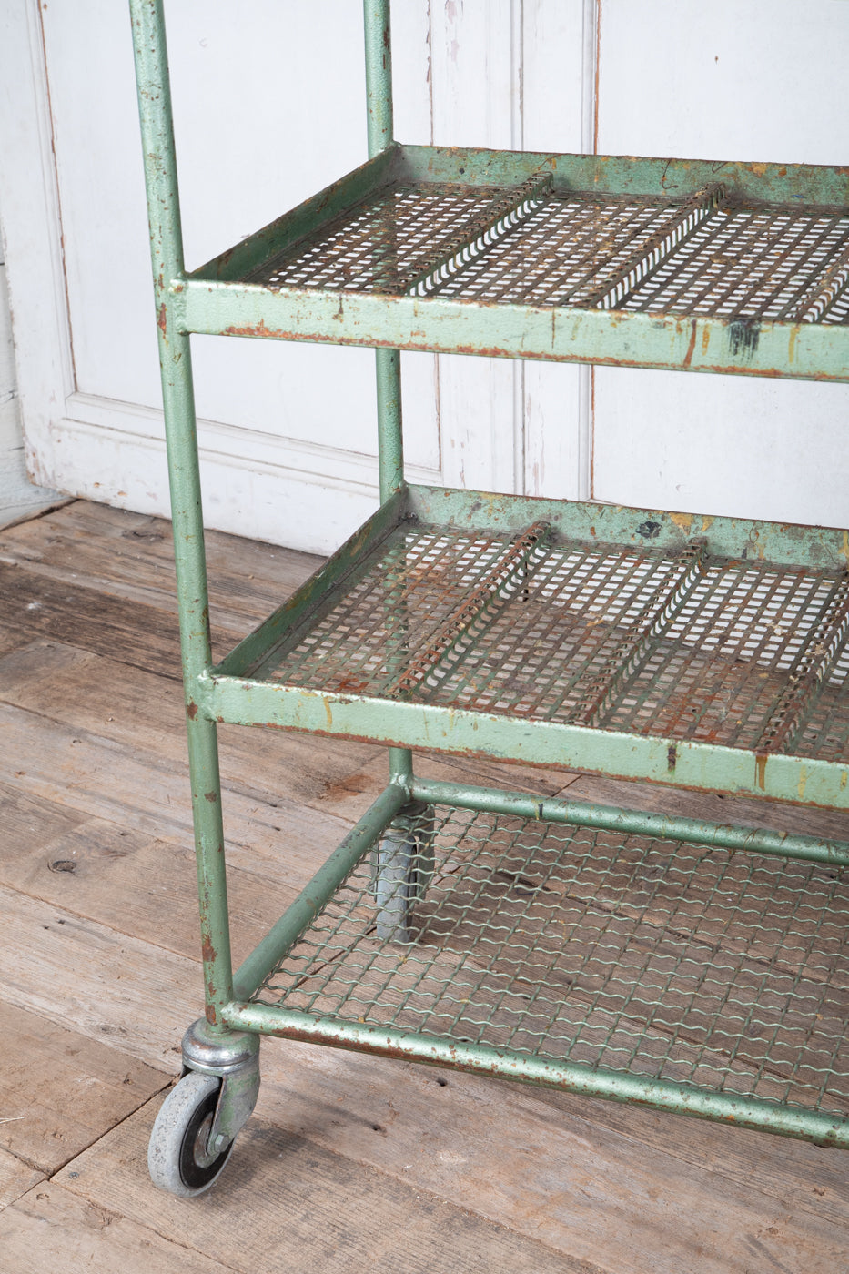 Large Industrial Rolling Cart Green