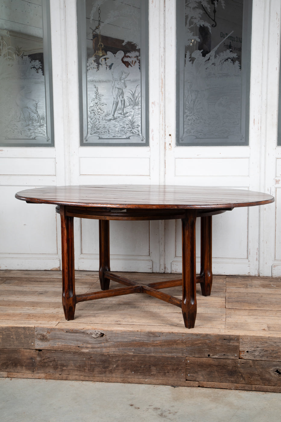 Large Round Dining Table 1900