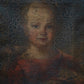 George III Oil on Canvas of Young Girl