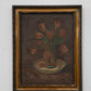 Oil on Canvas Still Life of Tulips in Vase