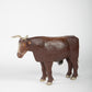 Carved and Painted Folk Art Bull 1860