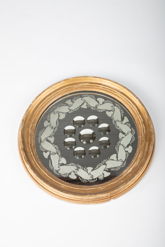 Gilt Bullseye Mirror