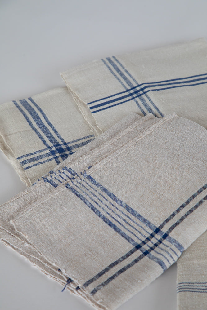 Blue and White French Tea Towel