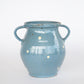 Blue Terra Cotta Pot with 2 Handles