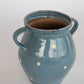 Blue Terra Cotta Pot with 2 Handles