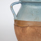 Blue Terra Cotta Pot with 2 Handles