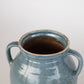 Blue Terra Cotta Pot with 2 Handles