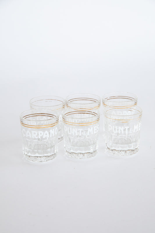 Set of 6 Carpano Glasses