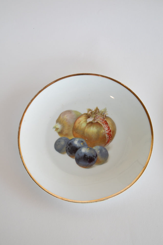 Set of 6 Bavarian Fruit Plates c.1870