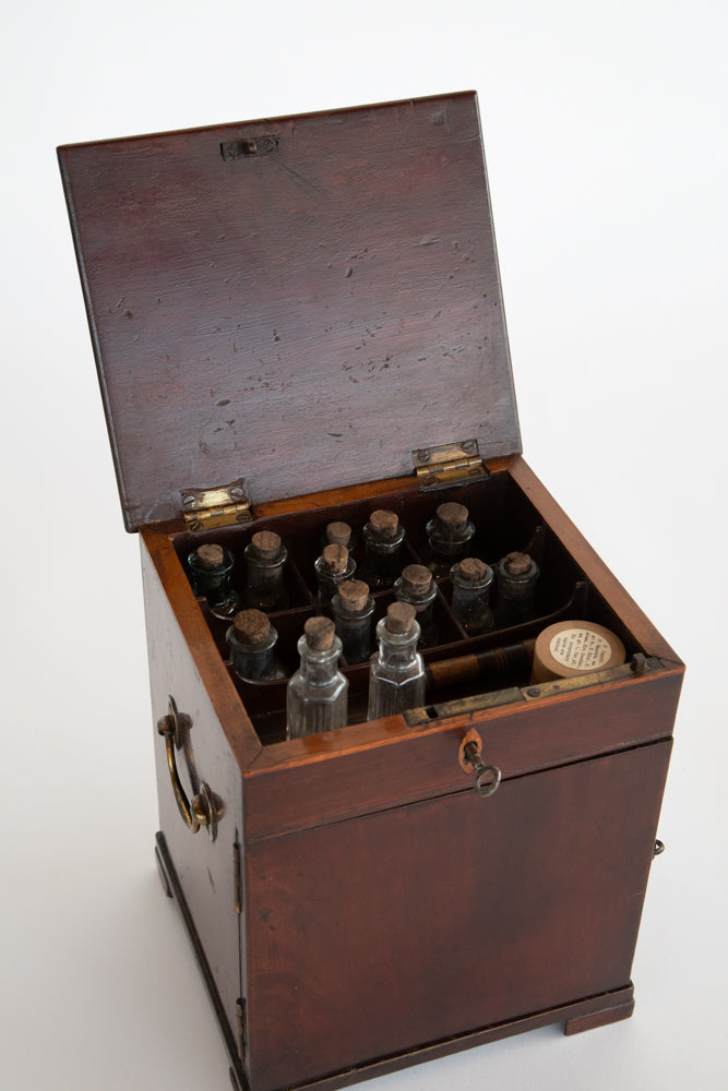 Apothecary Box with Bottles