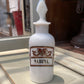 Pharmacy Jars-Small, Red/Black 1880